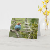 Joyeux anniversaire, carte de voeux de bonbon (Fleur jaune)