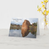 Joyeux anniversaire, carte de voeux de modèle de (Fleur jaune)