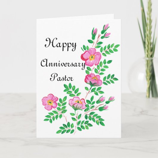 Joyeux Anniversaire Carte de Vœux Pliée pour Paste (Devant)