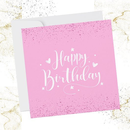 Joyeux Anniversaire Carte Pailletée