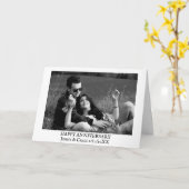 Joyeux anniversaire, Carte photo personnalisé (Fleur jaune)