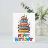 Joyeux anniversaire- carte postale (Debout devant)