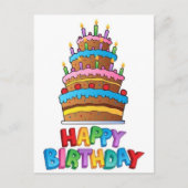 Joyeux anniversaire- carte postale (Devant)