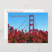 Joyeux Anniversaire ! Carte postale (Devant / Derrière)