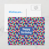 Joyeux anniversaire - Carte postale (Devant / Derrière)