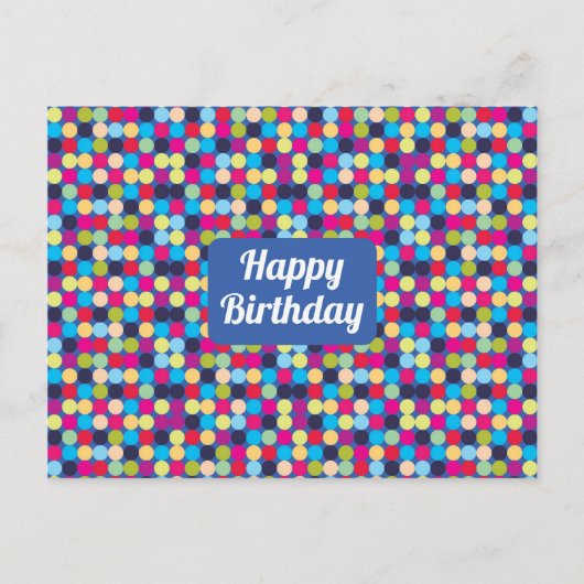 Joyeux anniversaire - Carte postale (Devant)