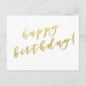 Joyeux Anniversaire | Carte postale à l'écriture e (Devant)