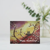 Joyeux Anniversaire Carte Postale d'Art (Debout devant)