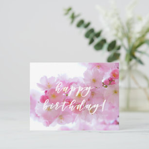 Joyeux Anniversaire ! Carte postale Fleur de Ceris
