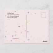 Joyeux Anniversaire Carte Postale Kitty (Dos)