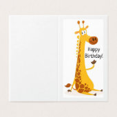 Joyeux anniversaire - Carte pour enfants (Outside Unfolded)