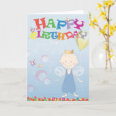 Joyeux Anniversaire carte Primus (Fleur jaune)