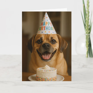 Joyeux Anniversaire Carte Puggle