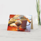 Joyeux Anniversaire, Carte Razor Stright Edge (Devant)