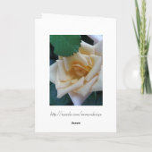 Joyeux anniversaire - carte Rose (Dos)