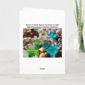 Joyeux anniversaire ! Cartes de voeux Plage Trésor (Dos)