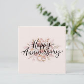 Joyeux Anniversaire Cartes Élégant (Debout devant)