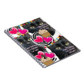 Joyeux anniversaire Chat Carnet dame (Côté Droit)