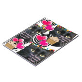 Joyeux anniversaire Chat Carnet dame (Côté gauche)