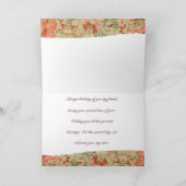 Joyeux Anniversaire, Cher Ami Carte Anniversaire (Intérieur)