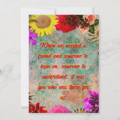 Joyeux anniversaire Cher ami Carte d'anniversaire (Dos)