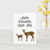 Joyeux anniversaire, Chère carte One (Fleur jaune)