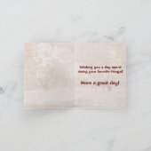 Joyeux Anniversaire Cheval Brown Carte d'équitatio (Intérieur)