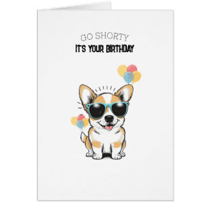 'Joyeux Anniversaire, Choupi' Adorable Corgi