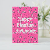 Joyeux Anniversaire Cochonneries Carte Drôle (Debout devant)