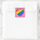 Joyeux Anniversaire Coeur arc-en-ciel #1 Stickers (Sac)