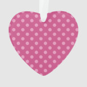 Joyeux anniversaire coeur rose points pendentif (dos)