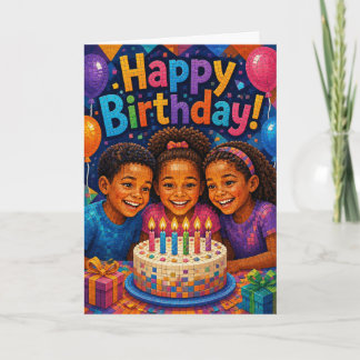 Joyeux Anniversaire Coloré ! Carte d'anniversaire
