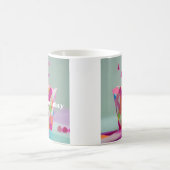 Joyeux anniversaire coloré Whimsy Cake Mug (Centre)