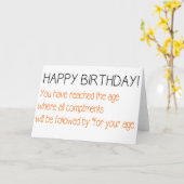 Joyeux anniversaire - Conception amusante - Carte (Fleur jaune)