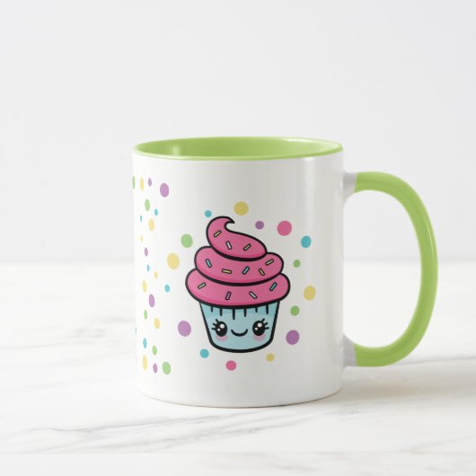 Joyeux Anniversaire Cupcake mug (Droite)