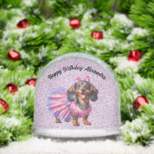 Joyeux Anniversaire Customisé Globe de Neige de l' (Noël)