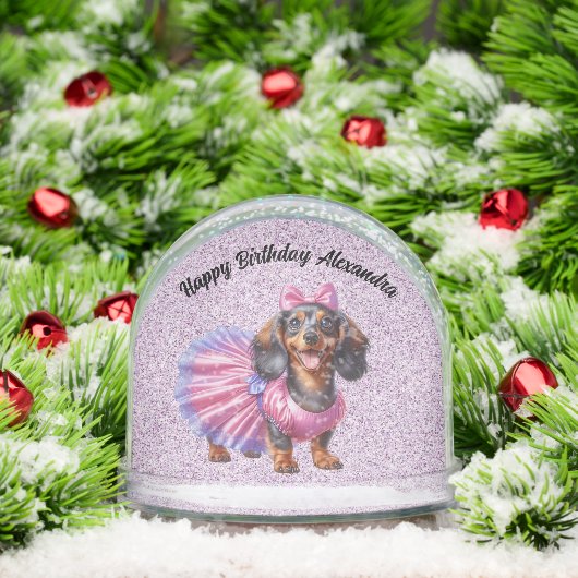 Joyeux Anniversaire Customisé Globe de Neige de l' (Noël)