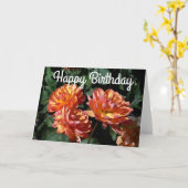 Joyeux anniversaire Dahlia Pam Howden Carte #1 (Fleur jaune)