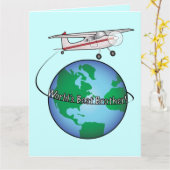 Joyeux anniversaire de frère avec la grande carte (Fleur jaune)