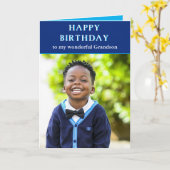 Joyeux anniversaire de grand-mère message carte ph (Fleur jaune)