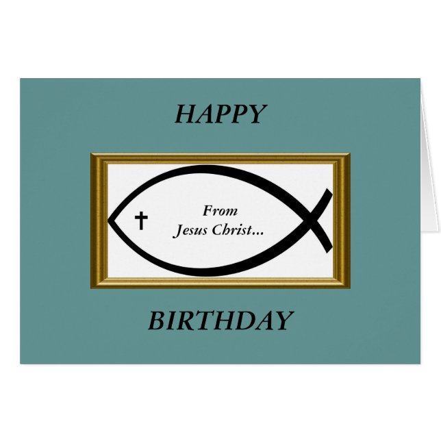Joyeux anniversaire de Jésus Christ (Devant Horizontal)