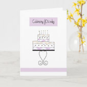 Joyeux anniversaire de la carte All Us (Fleur jaune)