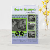 Joyeux anniversaire de la carte d'anniversaire de (Fleur jaune)