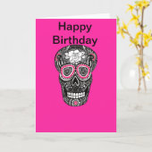 Joyeux anniversaire de la carte d'anniversaire mor (Fleur jaune)