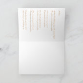 Joyeux Anniversaire de la Carte de la Vie Blanche (Intérieur)