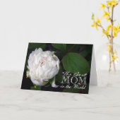 Joyeux Anniversaire de la Carte de la Vie Blanche (Fleur jaune)