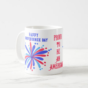 Joyeux anniversaire de l'indépendance Tasse à café