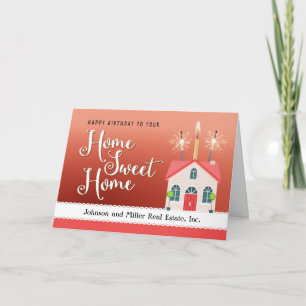 Joyeux Anniversaire De Maison De Realtor Merci Car