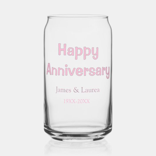Joyeux anniversaire de mariage nom date année rose (Verso)