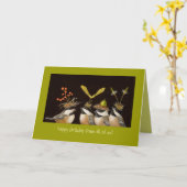 Joyeux anniversaire de nous tous ! carte (Fleur jaune)